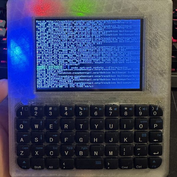 The portable Linux terminal is now transparent!